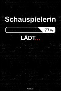 Schauspielerin Lädt... Notizbuch