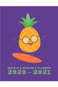 Weekly & Monthly Planner 2020 - 2021