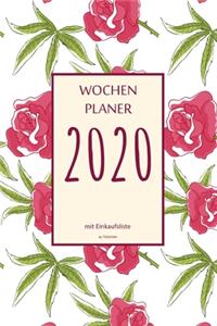Wochenplaner 2020 mit Einkaufsliste
