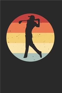 Golf Golfen Golfspieler Notizbuch