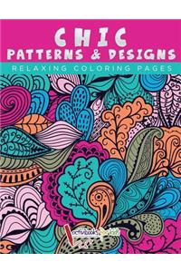 Chic Patterns & Designs - Relaxing Coloring Pages