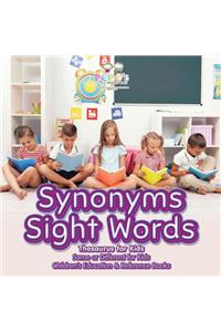 Synonyms Sight Words - Thesaurus for Kids - Same or Different for Kids - Children's Education & Reference Books