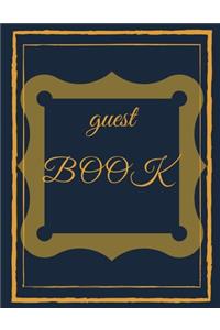 Guest Book: dear guest hearty welecome GORGEOUS color ( Gold) Boho Chic With Gold Text And gold Cover, Rustic Guestbook For Wedding, Bridal Shower, Birthday ...