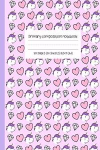 Primary composition notebook 120 pages / 60 sheets (8.5x11, A4)