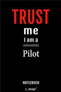 Notizbuch für Piloten / Pilot / Pilotin