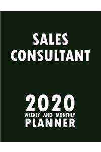Sales Consultant 2020 Weekly and Monthly Planner
