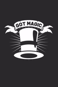 Got magic: 6x9 Magician - lined - ruled paper - notebook - notes