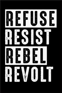 Refuse Resist Rebel Revolt