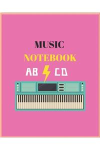 Music Notebook AB CD