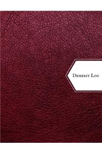 Demerit log