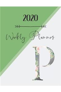 2020 Weekly Planner P