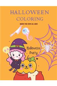 Halloween Coloring Books for kids all ages