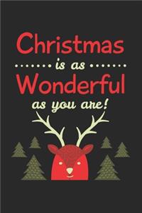 Christmas as wonderful as you