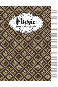 Music Sheet Notebook