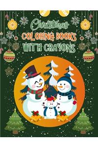 Christmas Coloring Books With Crayons