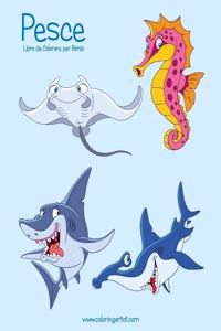 Pesce Libro da Colorare per Bimbi