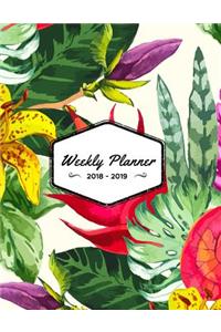 2018 - 2019 Weekly Planner
