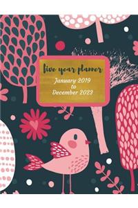 2019 - 2023 Topaz Five Year Planner