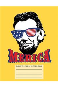 Merica Composition Notebook