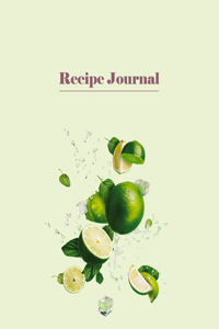 Recipe Journal Limes and Ice