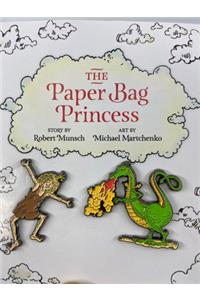 Paper Bag Princess Pin 2-Pack