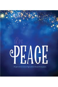 Peace Night Sky Advent Bulletin, Large (Pkg of 50)