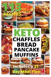 Keto Bread, Basic Chaffles, Pancake and Muffins