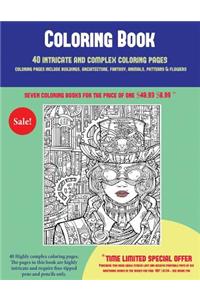 Coloring Book (40 Complex and Intricate Coloring Pages)
