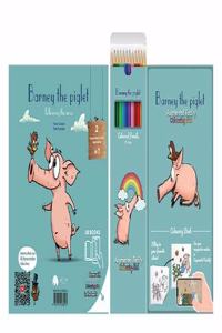 Barney the Piglet-Following the Nose (with Coloring Book and Pencil)