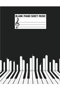 Blank Piano Sheet Music