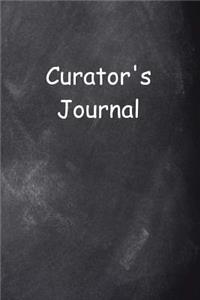 Curator's Journal Chalkboard Design