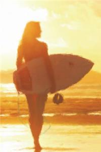 Morning Surf Ride - Lined Notebook with Margins