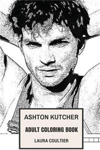 Ashton Kutcher Adult Coloring Book