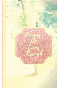 Dreams Do Come Through- Gorge