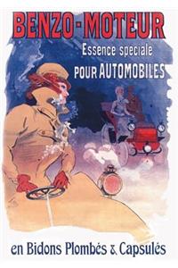 Carnet Ligné Affiche Benzo Essence Automobiles