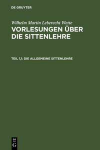 allgemeine Sittenlehre