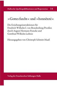 'Gottes Furcht' Und 'Honnetete