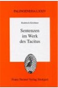 Sentenzen Im Werk Des Tacitus