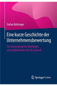 Eine Kurze Geschichte Der Unternehmensbewertung