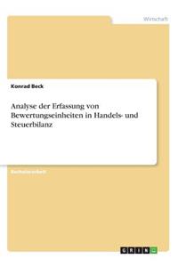 Analyse der Erfassung von Bewertungseinheiten in Handels- und Steuerbilanz