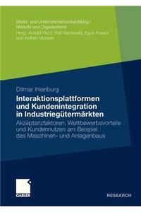 Interaktionsplattformen Und Kundenintegration in Industriegütermärkten