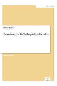 Bewertung von Fußballkapitalgesellschaften