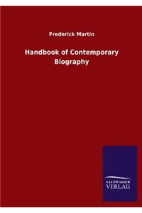 Handbook of Contemporary Biography