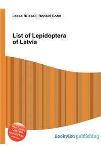 List of Lepidoptera of Latvia