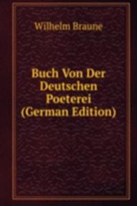 Buch Von Der Deutschen Poeterei (German Edition)