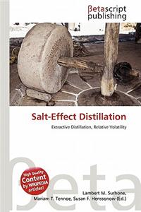 Salt-Effect Distillation