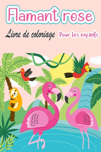Flamant rose Livre de coloriage pour enfants