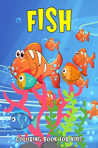 Fish Coloring Book for Kids