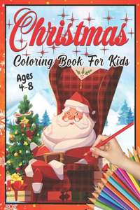 Christmas Coloring Book for Kids Ages 4-8