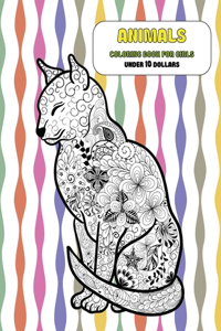Animals Coloring Book for Girls - Under 10 Dollars